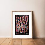 Crowd Original Artwork Frame